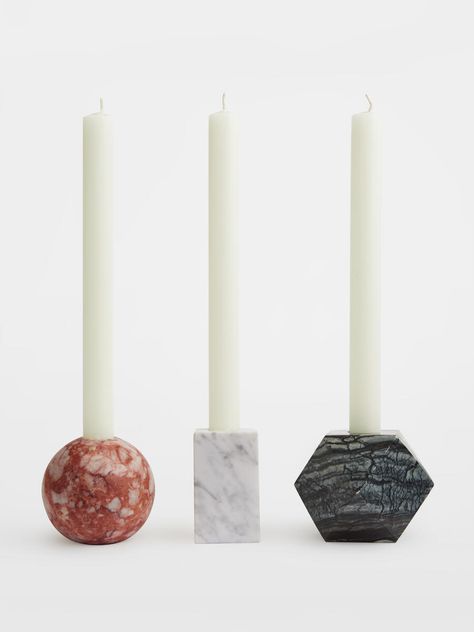 Home Accessories & Gifting | Soho Home Candle Holders, Marble Candle Holder, Glass Candle Holders, Candlestick Holders, Stone Candle Holder, Marble Candle, Tea Lights, Candle Decor, Stone Candles
