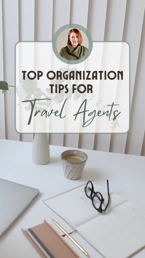 As a travel agent, staying organized is the key to success! Discover essential tips to streamline your workflow, boost productivity, and provide a seamless experience for your clients. From embracing digital tools to maintaining a detailed calendar, these organization strategies will help you master your travel agency game. Check out the blog post for all the tips and start organizing like a pro today! Ideas, Trips, Online Travel Agent, Become A Travel Agent, Travel Agent Career, Travel Consultant Business, Organiser Travel, Office Travel, Travel Advisor