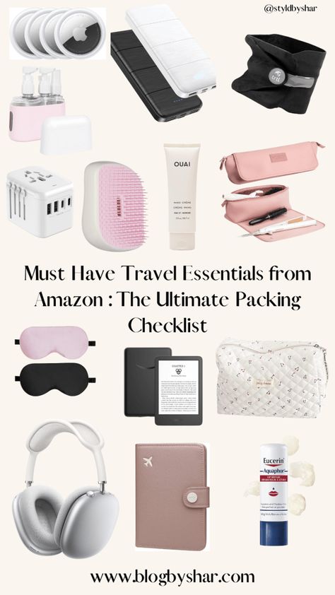 Must Have Travel Essentials from Amazon : The Ultimate Packing Checklist - BYSHAR

amazon travel must haves, travel accessories, travel gear, travel products, travel essentials, amazon travel, long flights, travel gadgets, ultimate travel checklist, carry-on essentials, smart travel, ultimate guide to travel, travel aesthetic, amazon must haves, amazon finds, amazon wishlist, travel essential list, packing list, rimowa, keychains, airplane, Mexico, Travel Essentials For Women Carry On, Plane Essentials Carry On, European Travel Essentials, Packing Must Haves, Travel Must Haves For Women, Flight Packing List, International Packing List, Must Haves Travel