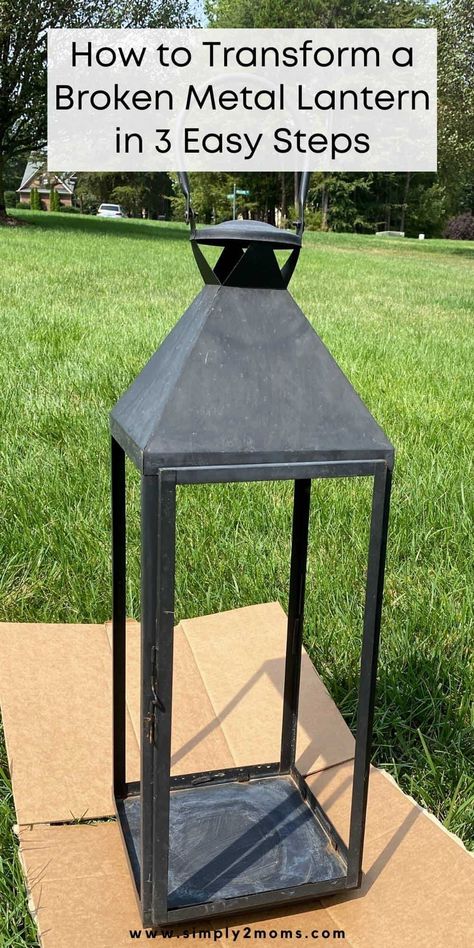 Are you looking for a way to make use of an old metal lantern lying around in your house? Or, perhaps you recently acquired one from a yard sale, and you're wondering how to bring it back to life? If so, then you've come to the right place! With just a few easy steps, you can upcycle an old metal lantern and turn it into a beautiful home decor item. Read on to learn how! Ideas, Home Décor, Design, Diy, Decoration, Outdoor, Painted Lanterns, Diy Lanterns, Porch Lanterns Decor