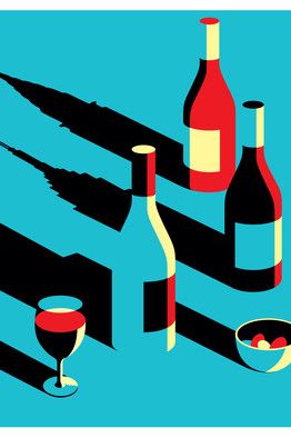 NYC, the World's Greatest #Wine City via  @WSJ " selling your wine in New York puts your winery on the map." #NYC Op Art, Illustrations Posters, Art And Illustration, Pop Art, Poster, Poster Design, Illustrations And Posters, Wine Art, Graphic Design Illustration