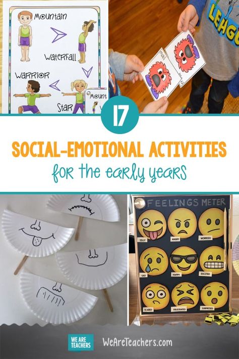 The Most Important Skills We Teach in the Early Years Aren't Academic. Social-emotional skills are crucial to develop in the early years. Check out some of our favorite social-emotional activities for preschool & kindergarten. #kindergarten #preschool #socialemotionallearning #elementaryschool Pre K, Mindfulness, Ideas, Social Skills Activities, Teaching Social Skills, Preschool Social Skills, Social Emotional Development Activities, Social Development Activities, Social Emotional Activities