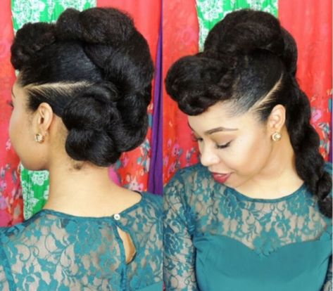 black twisted updo for natural hair Up Dos, Braided Hairstyles, Bun Updo, Updos, Side Updo, Updo, Hair Updos, Natural Hair Updo, Twisted Updo