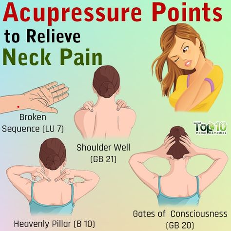 Acupressure for Neck Pain: 4 Points to Try, Why It Works, and More | Top 10 Home Remedies Fitness, Yoga, Acupressure Points, Acupressure Therapy, Acupressure Treatment, Acupressure, Neck Pressure Points, Neck Pain Treatment, Neck Pain Remedies