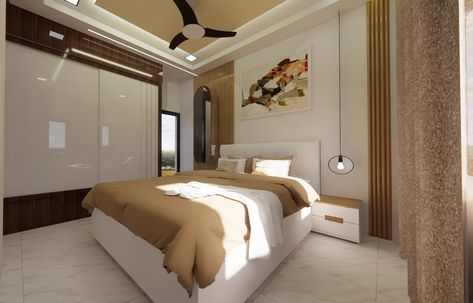 Interior design Interior Design, Bedroom, Design, Architecture, Interior, Simple Bedroom, Interior Rendering, Rendering, Monochrome Color