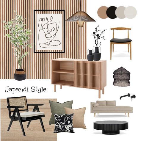 View this Interior Design Mood Board and more designs by Indah Interior Styling on Style Sourcebook Home Décor, Interior, Living Room Designs, Japandi Living Room, Japandi Interior Design, Japandi Interiors, Japandi Style Interior Design, Japandi Living, Japandi Interior