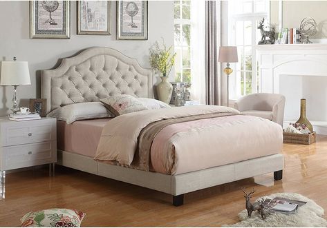 Swanley Tufted Upholstered Low Profile Standard Bed Interior, Home, Home Décor, Bedroom Décor, Bedrooms, Walmart, Guest Bedroom, Bedroom Decor, Bedroom Design