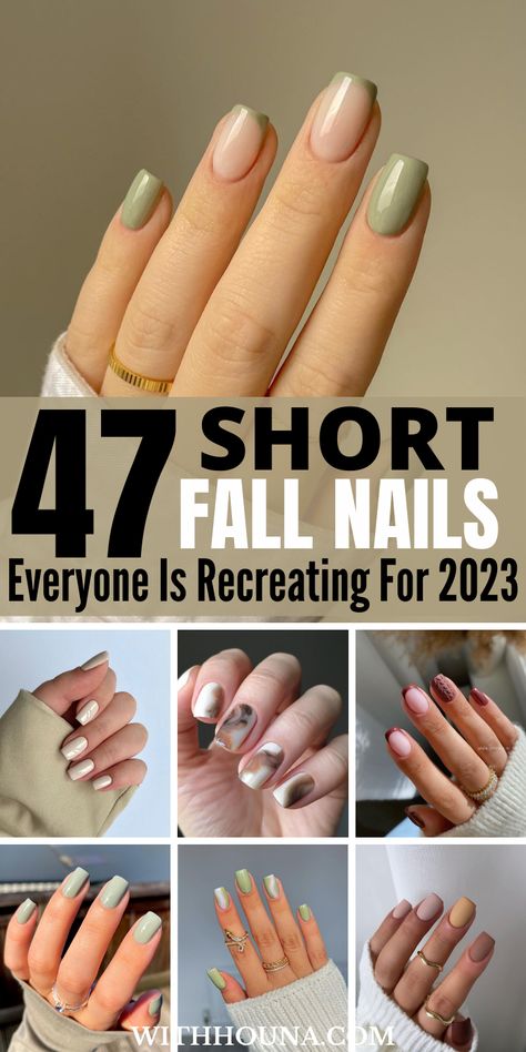 Fall is approaching and I can bet you're looking for the cutest short fall nails of 2023 to take your short fall nail design to the next level. If so, you'll love these cute short fall nail designs as we've got you everything from short fall nails 2023, cute fall short nails, fall short nail ideas, fall short nail inspo, short fall nail colors, short fall nail ideas, autumn short nails and so much more to enjoy this fall with a new mani. Ongles, Nageldesign Herbst, Trendy Nails, Chic Nails, Cute Nails, Cute Short Nails, Autumn Nails, Pretty Nails, Trendy