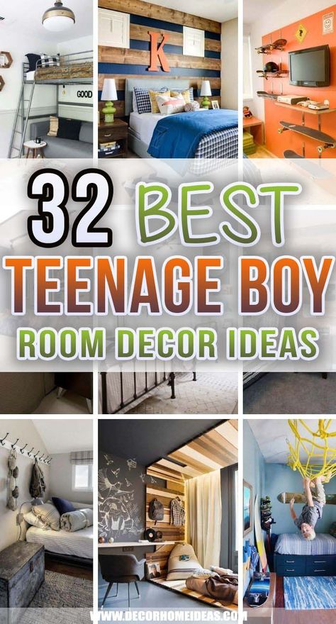 Design, Teen Room Decor For Boys, Boys Room Ideas Teenagers, Boy Room Ideas Teenagers, Teen Boy Room Decor, Teenage Boys Bedroom Ideas Small, Teen Boy Bedroom Small, Teen Bedroom Boy
