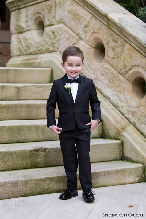 stellina cute couture 2015 2016 children occassion wear page boy tuxedo for boys toddler formal suits Boy Outfits, Couture, Boys Tuxedo, Bearer Outfit, Tuxedo Wedding, Ring Bearer Suit