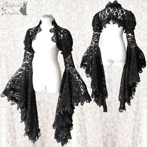 Vampire Clothing Aesthetic, Modern Vampire Outfit, Alt Wedding Dress, Goth Outfit Ideas, Vampire Fashion, Vampire Clothes, Vampire Goth, Black Shrug, Goth Accessories