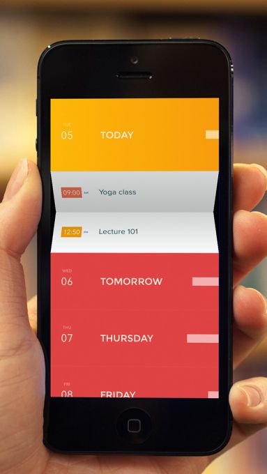 Peek is a new (paid) calendar app for iOS that’s aiming to appeal to the social middle ground of people whose lives don’t consist of non-stop meetings from 9 ’til 9. So not a calendar app for professional calendar nerds Ios App Design, Ios App, Dashboard Design, Apps, Mobile Design, Web Design, Web And App Design, Ux Design, Organisation
