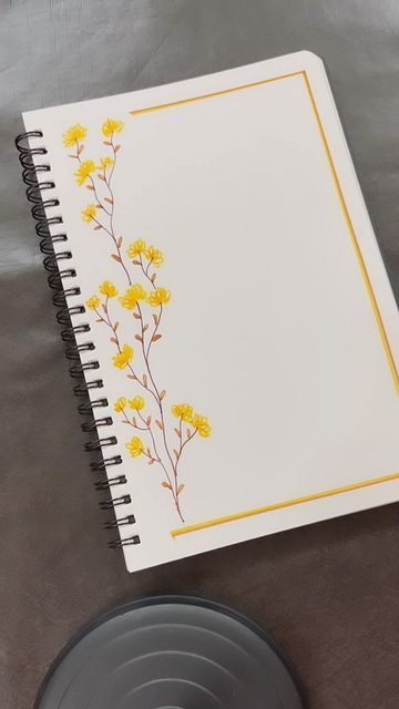 soul of magic on Instagram: "Day 17 guess which flower it is #reels #borderdesign #borderdesigns #schoolproject #projectk #everydaypost #notebook #design #viral" Doodles, Cover Design, Notes Design, Cover Page For Project, Page Borders Design Aesthetic, Journal Design, Notebook Design, Page Borders Design, Page Design