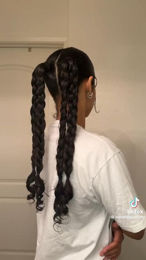 Plaits, Protective Styles, Braided Hairstyles, Pigtail Braids, Braided Bun Hairstyles, Braided Hairstyles Tutorials, Easy Braided Hairstyles, Braids, 2 Braids Hairstyles