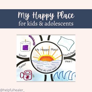 “My Happy Place” Art Activity – Helpful Healer Ideas, Art, Therapy Activities, School Counseling, Counseling, Art Therapy Activities, Activities, My Happy Place, School