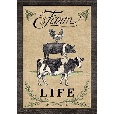 Decoupage, Vintage, Decoration, Farm Art, Farm Life, Wrapped Canvas, Farm, Wood Print, Canvas Prints
