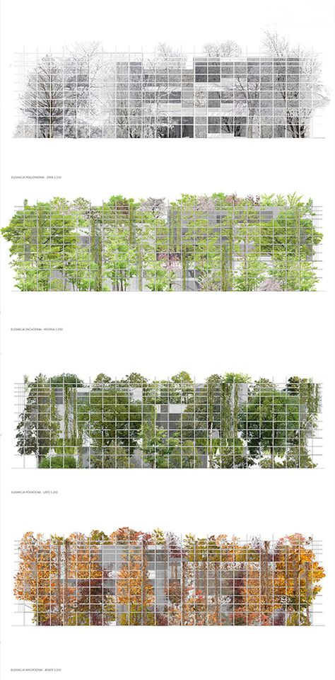 Gallery of Sustainable Proposal Envisions Krakow's New Science Center as a Tiered Garden - 13 Museums, Architecture, Sustainable Architecture Design, Architecture Concept Diagram, Social Housing Architecture, Architecture Design, Concept Architecture, Architecture House, Architecture Graphics