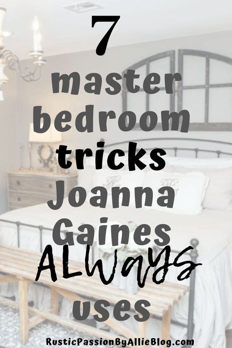 7 decor hacks Joanna Gaines uses in every remodel. And you'll want to know these tips to decorate your own fixer upper bedroom. You can find the perfect bedding, bedroom furniture, paint colors, curtains, and wall art from these remodels Joanna Gaines does. You'll see 7 decor hacks that she does in every magnolia home renovation. You'll The cutest farmhouse signs and quotes using as wall decor. Home Décor, Interior, Ikea, Master Bedroom Makeover, Master Bedroom, Bedroom Makeover, Perfect Bedding, Joanna Gaines Bedroom, Remodel Bedroom