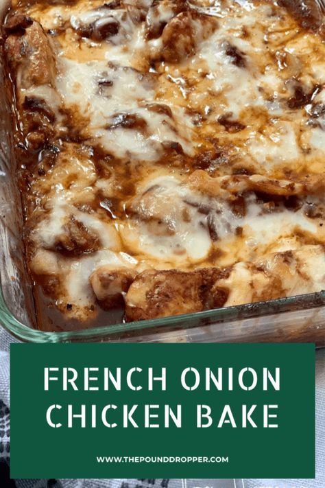 French Onion Chicken, Onion Chicken, Thigh Recipes, Chicken Thigh, Chicken Dishes Recipes, Chicken Recipes Casserole, Baked Chicken Recipes, French Onion, Ww Recipes
