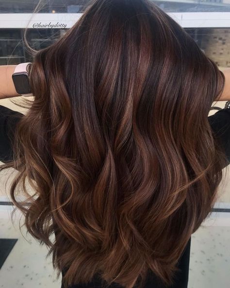 Two-Tone Dark Chocolate Hair Color Brunette Hair, New Hair, Balayage, Brunette, Blonde, Balayage Brunette, Brown Hair Balayage, Beige Hair, Brown Hair Colors