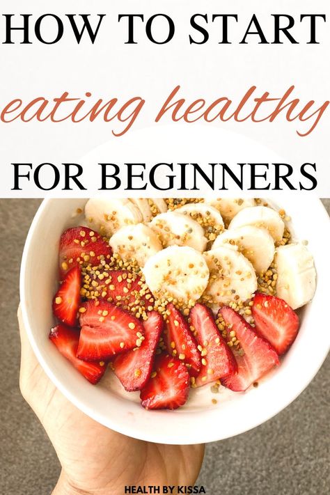 healthy eating for beginners Healthy Eating Tips, Healthy Eating Habits, Clean Eating For Beginners, Healthy Lifestyle Tips, Healthy Choices, Healthy Foods To Eat, Healthy Food Habits, Healthy Lifestyle Food, Healthy Diet