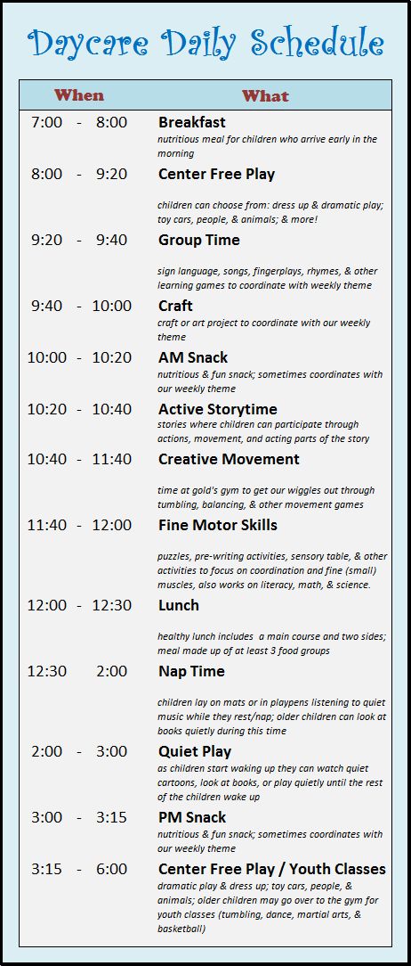 Organisation, Montessori, Childcare Organisation, Pre K, Daycare Daily Schedule, Starting A Daycare, Daycare Schedule, Daycare Organization, Home Daycare Schedule