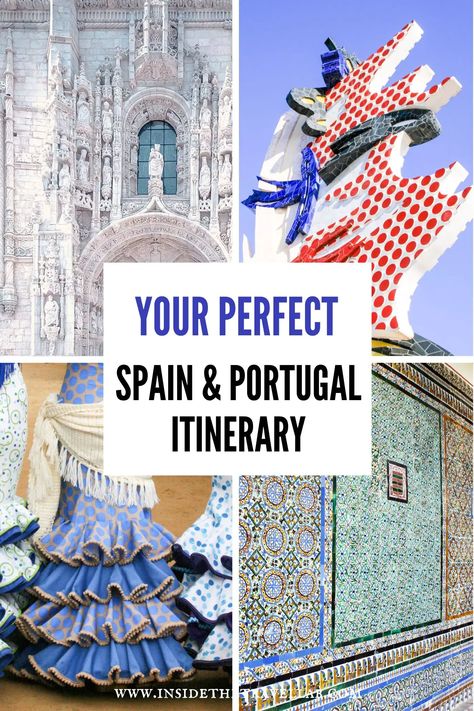 This Spain and Portugal itinerary takes you through the Iberian Peninsula, showing you what to do in Spain and Portugal, where to stay and how to get from place to place. It's the perfect travel guide for Portugal and Spain together. Europe Itineraries, Morocco Itinerary, European Destination, Spain And Portugal, Europe Travel, Portugal Travel Guide, Itinerary, Galapagos Islands Travel, Travel Tips For Europe