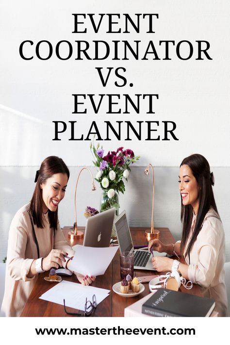 Wondering about the difference between #event #planner and event coordinator? The line is often blurred, but the distinction is actually quite significant. Need help deciding which position is best for you? Read this guide! Mastertheevent.com #Coordinator #EventPlanning #EventCoordinating #EventPlanningCareers #EventJobs Parties, Planners, Event Coordinator Jobs, Event Planner Office, Corporate Event Planner, Event Coordinator, Event Planner Office Decor Ideas, Event Planning Checklist, Corporate Event Planning