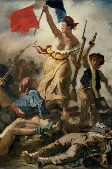 History, Paris, People, Art, Eugène Delacroix, Revolution, Most Famous Paintings, Liberty, July Revolution