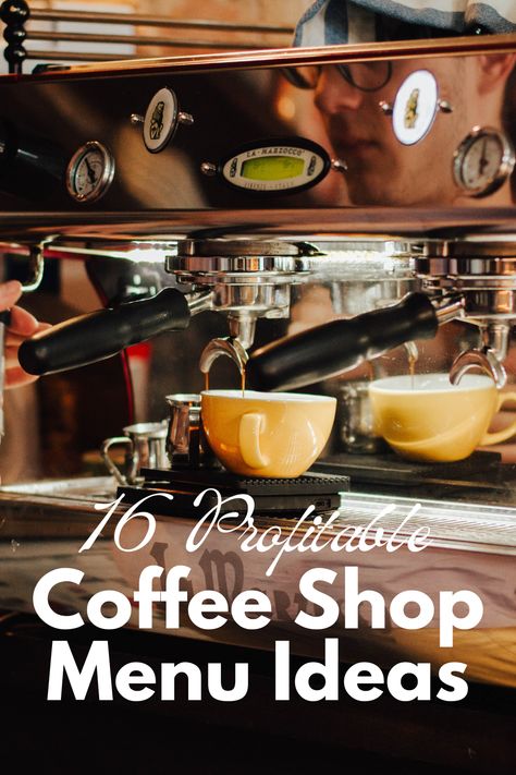 Whether you’re starting a new coffee shop or managing an existing one, it’s important to know what items will make you the most money. This guide to the 16 most profitable items in a coffee shop will help you improve your bottom line while keeping customers happy. Coffee Shop Supplies, Coffee Shop Menu, Opening A Coffee Shop, Starting A Coffee Shop, Coffee Shop Business, Coffee Menu, Best Coffee Shop, Coffee Shop Names, Coffee Food Truck