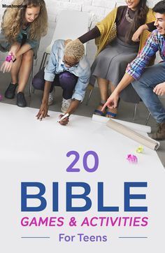 20 Fun Bible Games And Activities For Teens                                                                                                                                                                                 More                                                                                                                                                                                 More Reading, Youth Ministry Games, Youth Bible Study, Sunday School Games, Sunday School Youth, Bible Lessons For Kids, Sunday School Lessons, Teen Bible Lessons, Bible Activities