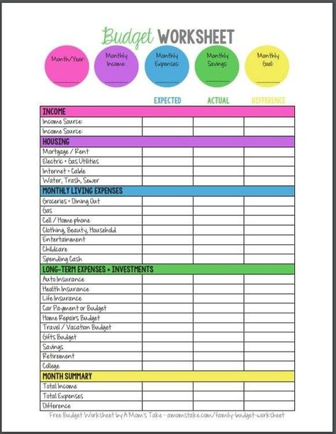 Ideas, Organisation, Monthly Budget Template, Monthly Budget Printable, Monthly Budget, Budget Sheets, Budget Planner Free, Budget Sheet Template, Budget Template Free