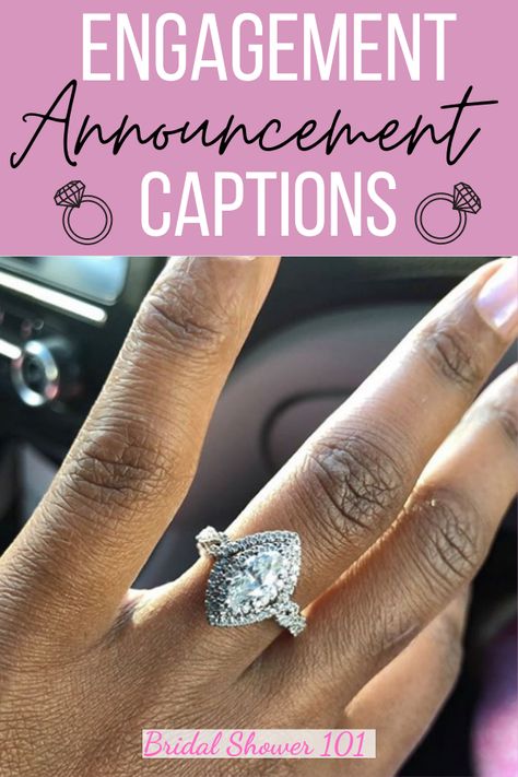 Engagement Announcement Captions For Her, Him and Everyone Else!  #engaged #engagement #bridetobe Decoration, Engagements, Instagram, Engagement Announcement Funny, Engagement Announcement Quotes, Announcing Engagement, Engagement Quotes Announcement Couple, Engagement Announcement Facebook, Engagement Quotes Announcement Funny