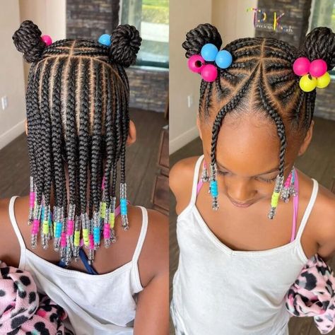 Kids hairstyle Balayage, Toddler Hairstyles Girl, Box Braids For Kids
