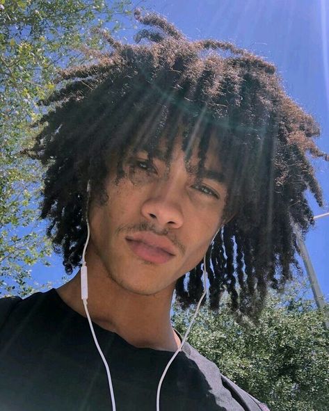 Image about pretty in baby boy you are so damn fine by one-less Beard Styles, Black Men Hairstyles, Black Men Haircuts, Mens Dreads, Cute Black Guys, Fine Black Men, Dreads, Afro