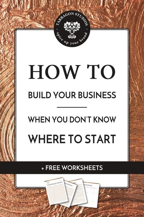 Do you have so many business ideas that you just dont know where to start? Do you look around at blogs, ETSY shops, or other small businesses and think to yourself, I can do that. Well, guess what? You can! Download your free worksheets to get starte Business Tips, Content Marketing, Online Business, Business Tools, Business Advice, Business Resources, Business Planning, Starting A Business, Online Marketing