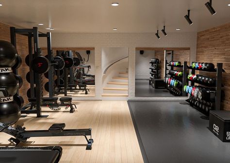 This home gym dropped our jaws with how sleek and beautiful she is. Without ever needing to leave you house, you can get a proper workout in with all of the right equipment if you let Escape Fitness design it for you.

Contact your local sales representative today to see what we can do for your space!

#escapefitness #escapeyourlimits #fitnessindustry #3ddesigns #render #fitnessinnovation #workoutmotivation #weightlifting #functionalfitness #weightlifting Gym Room At Home, Gym Room At Home Luxury, Gym Room, Dream Home Gym Luxury Fitness Rooms, Home Gym Basement, Home Gym Design Luxury, Gym Interior, Home Gym Design, Home Gym Garage