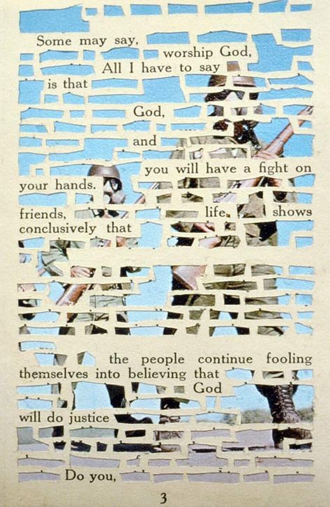 Altered Book Art, Altered Books, Books, Found Poetry, Book Art, Artist Books, Libros, Word Art, Book Crafts