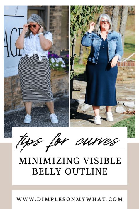 Tips to help you minimize visible belly outline in a body concious dress while learning to love your visible belly outline and embracing modesty. #bodyacceptance #plussizefashiontips #visiblebellyoutline #stylingbodyconciousdressforcurves #learningtolovemyvisiblebellyoutline Vietnam, Outfits, Ps, Dressing, Workouts, Plus Size Body Shapes, Apple Body Shape Outfits, Dimples, Flattering Outfits