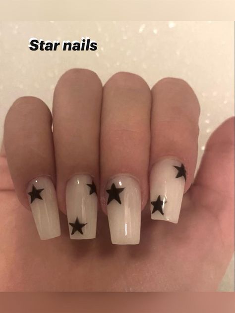 Nail Art Designs, Nail Ideas, Nail Designs, Star Nails, Star Nail Designs, Star Nail Art, Nails Inspiration, Cute Acrylic Nails, Nail Inspo