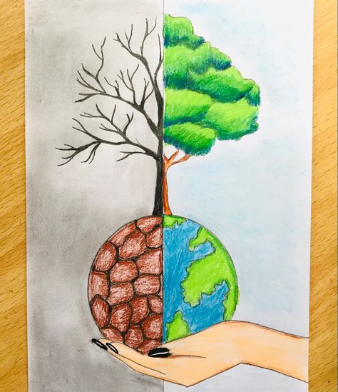 world environment day,how to draw,poster,save nature,drawing,easy,for beginners,environment day drawing,environment day video,environment drawing,drawing tutorial,easy drawing,scenery drawing,drawing for beginners,oil pastel drawing,pencil color drawing,save the nature drawing for competition,save environment drawing for competition,save trees save earth drawing,how to draw save nature easy,how to draw save environment poster,how to draw scenery of nature Easy Drawings Of Nature, Save Nature Poster Environment, Poster About Nature, Save Earth Drawing Art, How To Draw Nature, Save The Earth, Environment Drawing Ideas, Poster Environment, Save Environment Poster Drawing