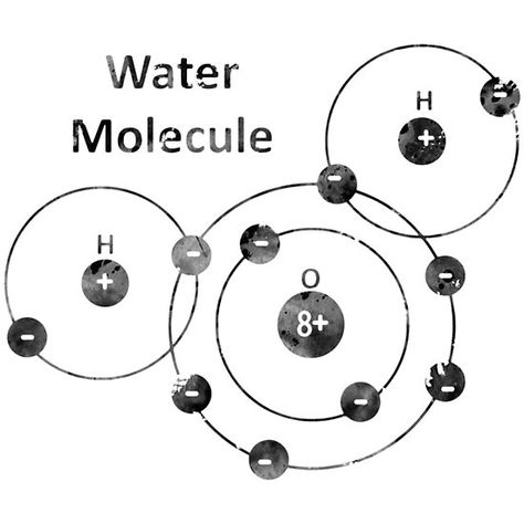Water Molecule Ideas, Inspiration, Physical Science, Chemistry, Biology, Water Molecule, Water Molecule Structure, H2o Chemistry, Molecular Biology
