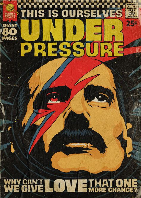 We are already pretty familiar with Brazilian designer and illustrator Butcher Billy here on Bored Panda. We have featured his series of novel covers for each  #RePin by AT Social Media Marketing - Pinterest Marketing Specialists ATSocialMedia.co.uk Concert Posters, Vintage Posters, Beatles, Band Posters, Vintage Comic Books, Music Poster, Zeppelin, Rock Posters, Vintage Comics