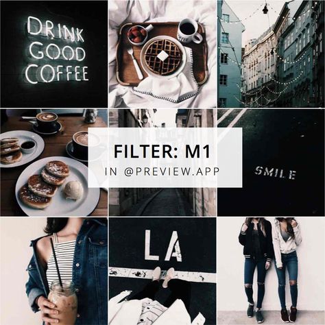 Dark Instagram filter M1, in the "Dark" filter pack inside Preview app.