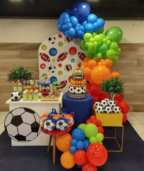 Festa Em Casa on Instagram: “By @festelie” Soccer Birthday, Soccer Birthday Parties, Sports Birthday, 2nd Birthday Boys, Sports Theme Birthday, 2nd Birthday Parties, Sports Birthday Party, 2nd Birthday Party Themes, 2nd Birthday