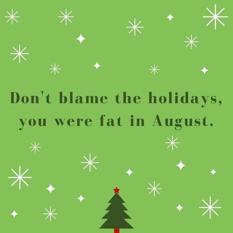Don’t blame the holidays, you were fat in August. Humour, Friends, Natal, Christmas Jokes, Sarcastic Christmas Quotes, Funny Christmas Quotes, Funny Christmas Eve Quotes, Christmas Quotes Funny, Funny Christmas Shirts