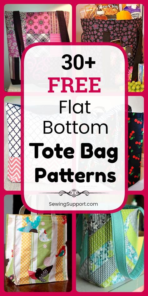 Tote Bag Patterns, Bag Patterns Free, Tote Crochet, Tote Bag Pattern Free, Diy Sac, Simple Tote, Market Tote Bag, Costura Diy, Bag Pattern Free