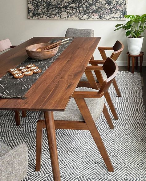 Home Décor, Dining Room Sets, Design, Home Design, Dining Room Set, Mid Century Modern Dining Room, Dining Room Furniture Design, Midcentury Modern Kitchen Table, Mcm Dining Table