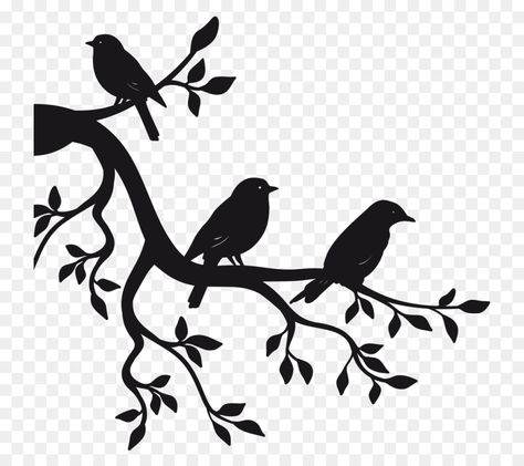 Free Silhouette Birds On Branch, Download Free Clip Art, Free Clip Art on Clipart Library Design, Bird Silhouette, Owl Clip Art, Bird Silhouette Art, Silhouette Paper, Silhouette Svg, Bird Drawings, Clip Art, Bird Art