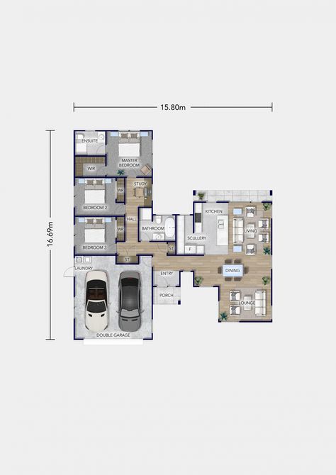 House Design, Ideas, Cornwall, Art, House Floor Plans, Gardening, House Plans, 3 Bedroom Floor Plan, House Plans 3 Bedroom
